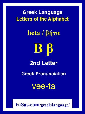Greek Alphabet Beta Chart
