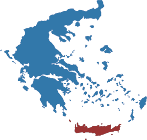 Map of Crete