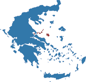 Map of Sporades Islands