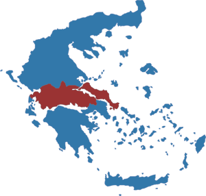 Map of Sterea Hellas